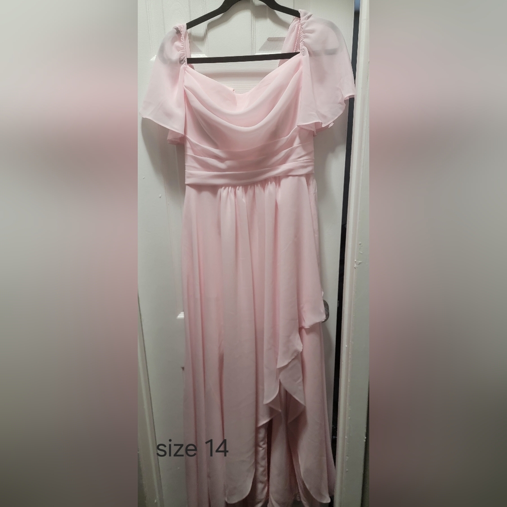 Elegant Pink Prom Dress
